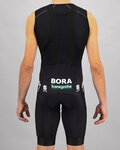SPORTFUL Rövid kerékpáros nadrág kantárral - BORA HANSGROHE 2021 - fekete