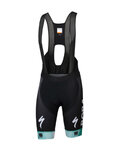 SPORTFUL Rövid kerékpáros nadrág kantárral - BORA HANSGROHE 2019 - fekete/zöld