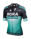 SPORTFUL Rövid ujjú kerékpáros mez - BORA HANSGROHE 2019  - zöld/fekete