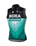 SPORTFUL Kerékpáros mellény - BORA HANSGROHE 2019 - zöld/fekete