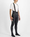 SPORTFUL Hosszú kerékpáros nadrág kantárral - BODYFIT PRO - fekete