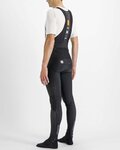 SPORTFUL Hosszú kerékpáros nadrág kantárral - BODYFIT PRO - fekete