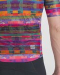 SPORTFUL Rövid ujjú kerékpáros mez - GLITCH BOMBER - zöld
