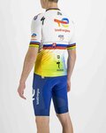 SPORTFUL Rövid ujjú kerékpáros mez - TOTAL ENERGIES 2022 - sárga/narancssárga/fehér/kék