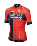SPORTFUL Rövid ujjú kerékpáros mez - BAHRAIN MERIDA 2019 - piros/kék