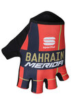 SPORTFUL Kerékpáros kesztyű rövid ujjal - BAHRAIN MERIDA 2019 - piros/kék