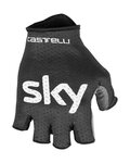 CASTELLI Kerékpáros kesztyű rövid ujjal - TEAM SKY 2019 - kék/fekete