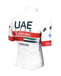 CHAMPION SYSTEMS Rövid ujjú kerékpáros mez - UAE 2019  - fehér/piros
