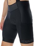 UYN Rövid kerékpáros nadrág kantárral - ADVENTOUR CARGO - fekete