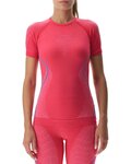 UYN Hosszú ujjú kerékpáros póló - EVOLUTYON UW LADY - türkiz/rózsaszín