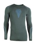 UYN Hosszú ujjú kerékpáros póló - VISYON - kék/zöld