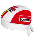 Kerékpáros bandana - LOTTO SOUDAL 2019 - fehér/piros