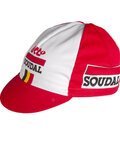 Kerékpáros sapka - LOTTO SOUDAL 2019 - piros/fehér