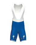 Rövid kerékpáros nadrág kantárral - QUICKSTEP 2020 ESL - kék