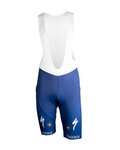 Rövid kerékpáros nadrág kantárral - QUICKSTEP 2019 ESL - kék