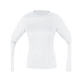 GORE Hosszú ujjú kerékpáros póló - BASE LAYER - fehér