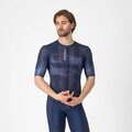 CASTELLI Rövid ujjú kerékpáros mez - CLIMBER'S A/C - kék