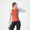 CASTELLI Hosszú ujjú kerékpáros mez nyári - CORRETTO W LONG - kék/piros