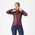 CASTELLI Kerékpáros szélálló dzseki - ARIA SHELL 2 W - bordó