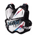 LEATT hát- és mellkasvédő - CHEST PROTECTOR 1.5 TORQUE - fekete/fehér
