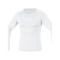 GORE Hosszú ujjú kerékpáros póló - BASE LAYER - fehér