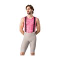 CASTELLI Rövid kerékpáros nadrág kantárral - GIRO TROFEO 2 - bézs