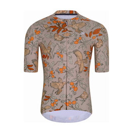 HOLOKOLO Rövid kerékpáros mez rövidnadrággal - SPARROVER - fekete/barna