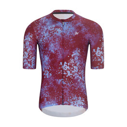 HOLOKOLO Rövid kerékpáros mez rövidnadrággal - RUSTLE - antracit/bordó