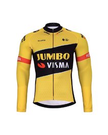 BONAVELO Kerékpáros téli szett - JUMBO-VISMA 2024 WNT - sárga/fekete