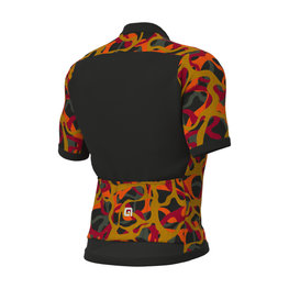 ALÉ Rövid ujjú kerékpáros mez - OFF ROAD - GRAVEL WOODLAND - piros