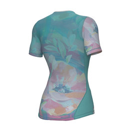 ALÉ Rövid ujjú kerékpáros póló - PAINT INTIMO - zöld