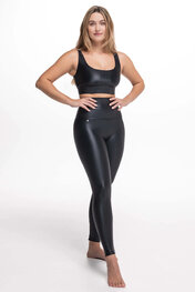 ATHLEEYA legging - ESSENTIAL SHINE - fekete
