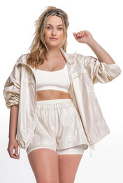 ATHLEEYA Kerékpáros szélálló dzseki - GLAM ON - elefántcsont