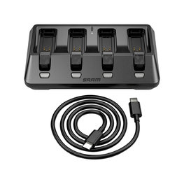 SRAM töltő - CHARGER AXS 4 PORT - fekete