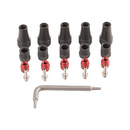 SRAM csavarkészlet - DISC BRAKE HOSE FITTING KIT - fekete