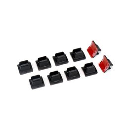 SRAM kapocs - CABLE GUIDE CLIPS - fekete