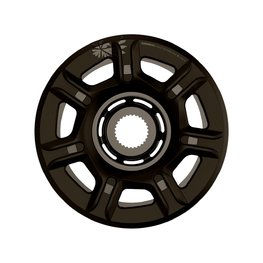 SRAM borító - CRANK AEROGUARD 38z/36 - fekete