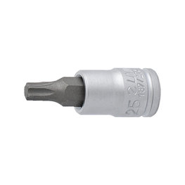 UNIOR fej - TORX 1/4", TX 25 - ezüst