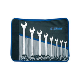 UNIOR kulcskészlet - SET OF WRENCHES  - ezüst