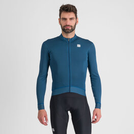 SPORTFUL Hosszú ujjú kerékpáros mez - MONOCROM THERMAL - kék