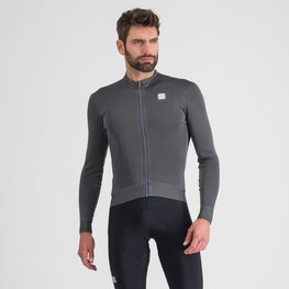 SPORTFUL Hosszú ujjú kerékpáros mez - MONOCROM THERMAL - antracit