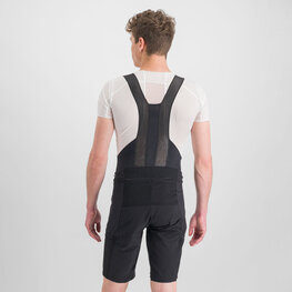 SPORTFUL Rövid kerékpáros nadrág kantár nélkül - SUPERGIARA - fekete