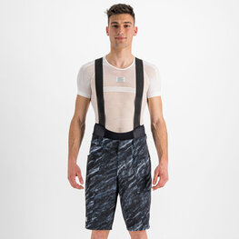 SPORTFUL Rövid kerékpáros nadrág kantárral - CLIFF GIARA - fekete