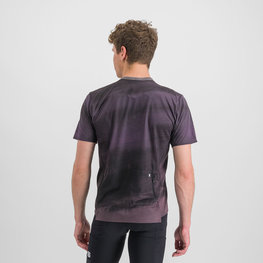 SPORTFUL Rövid ujjú kerékpáros póló - FLOW GIARA - barna