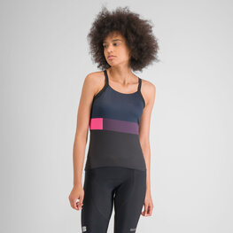 SPORTFUL Kerékpáros fehérnemű póló - SNAP W - fekete/kék