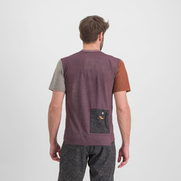 SPORTFUL Rövid ujjú kerékpáros póló - SKY RIDER GIARA - lila