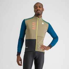 SPORTFUL Kerékpáros dzseki béléssel - TEMPO - zöld/kék/szürke/fekete