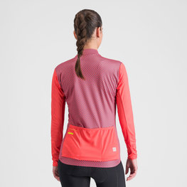 SPORTFUL Hosszú ujjú kerékpáros mez - CHECKMATE THERMAL - piros