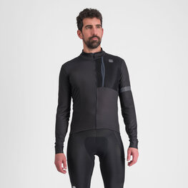 SPORTFUL Hosszú ujjú kerékpáros mez - SUPERGIARA THERMAL - fekete