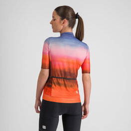 SPORTFUL Rövid ujjú kerékpáros mez - FLOW SUPERGIARA - piros/kék